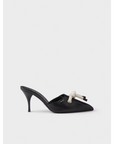 Prada Black Nappa Leather Rope Detail  Sandals