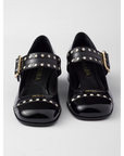 Prada Black Patent leather Mary Jane pumps