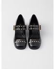 Prada Black Patent leather Mary Jane pumps