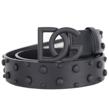 Dolce & Gabbana Black Calfskin Belt
