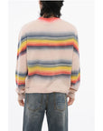 Amiri Crew Neck RAINBOW Degradè Cashmere Sweater