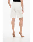 Valentino Cotton Wide-leg Shorts