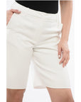 Valentino Cotton Wide-leg Shorts
