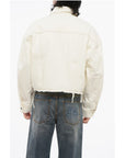 A.P.C. NATACHA RAMSAY-LEVI Denim Jacket with Visible Stitching and