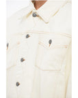 A.P.C. NATACHA RAMSAY-LEVI Denim Jacket with Visible Stitching and