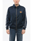 Bel Air Athletics Satin ACADEMY Mock Neck Sweatshihrt with Contrasting Side Ba