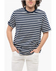 A.P.C. Two-Tone Striped EMILLEN Crew-neck T-Shirt