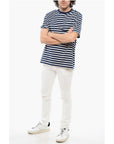 A.P.C. Two-Tone Striped EMILLEN Crew-neck T-Shirt