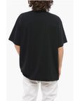 Needles Solid Color Mock-Neck T-Shirt with Butterfly Embroidery