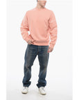 Dior Brushed Cotton Crew Neck Sweatshirt with Monogram Detail