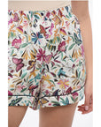 Dior Floral Patterned Silk Shorts