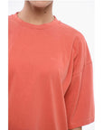 HALFBOY Cotton Crew-neck T-shirt with Ton On Ton Logo-Print
