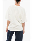 HALFBOY Cotton Crew-Neck T-shirt With Logo-Print