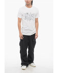 Viktor & Rolf Crew Neck Cotton T-Shirt with Embroidered Logo
