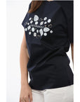 Viktor & Rolf Printed T-Shirt With Piercings Details