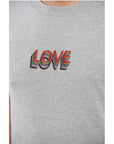 Viktor & Rolf Crew Neck LOVE T-Shirt with Embroidery