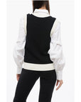 Viktor & Rolf Sleeveless BONJOUR Crewneck Sweater