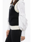Viktor & Rolf Sleeveless BONJOUR Crewneck Sweater