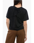 Viktor & Rolf Cropped COUTURE T-shirt With Bow Detail