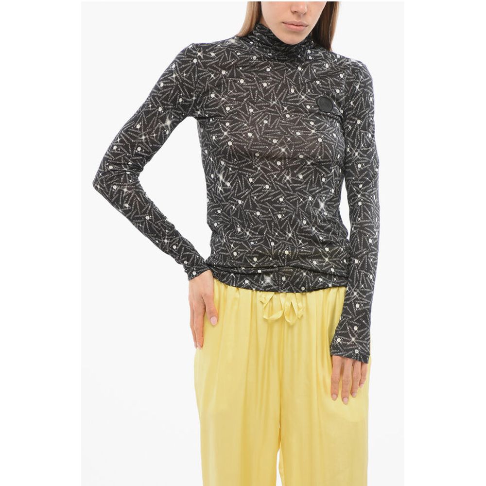 Viktor &amp; Rolf Logoed Turtleneck Top