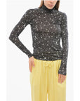 Viktor & Rolf Logoed Turtleneck Top