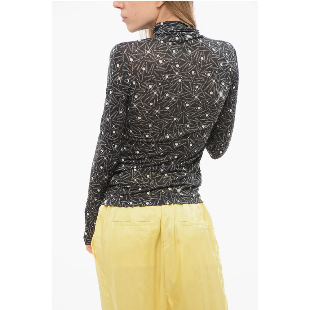 Viktor &amp; Rolf Logoed Turtleneck Top