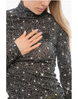 Viktor & Rolf Logoed Turtleneck Top