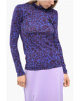 Viktor & Rolf Turtleneck Animalier Top