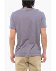 Altea Stripe Motif Linen Blend T-shirt