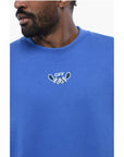 Off-White Brushed Cotton BANDANA ARROW Crewneck Sweatshirt