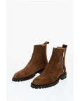 Off-White Suede COMBAT Booties