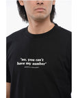 Off-White Printed NUMBER Slim-Fit T-shirt