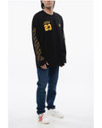 Off-White Crew Neck OW23 Cotton T-Shirt with Prints
