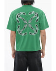 Off-White Skate-Fir BANDANA Embroidered T-shirt