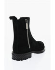 Off-White Suede COMBAT Booties
