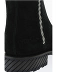 Off-White Suede COMBAT Booties