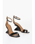 Off-White Leather JUG Sandals Wedge 9 cm