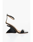 Off-White Leather JUG Sandals Wedge 9 cm