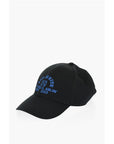 Off-White Solid Color Cap with Contrasting Logo