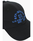 Off-White Solid Color Cap with Contrasting Logo