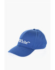 Off-White Solid Color Cap with Embossed Logo