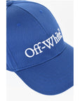 Off-White Solid Color Cap with Embossed Logo