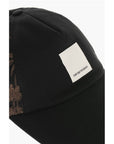 Armani EMPORIO Cotton Twill Cap with Embroidered Palms