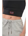 Armani EMPORIO Sporty Cropped Top with Padding