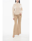 Gucci Turtleneck Cashmere Blend Pullover with Ton sur Ton Logo