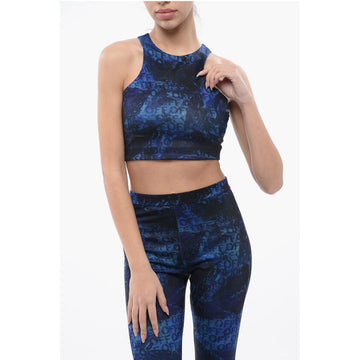 Off-White Printed AOP Crop Top