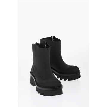 Chloé Rubber solid Color Ankle Boots with Heel 6cm
