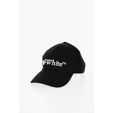 Off-White Solid Color Cap with Embroidered Logo