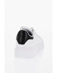 Moschino LOVE Leather HEART45 Low-Top Sneakers with Sole 4,5cm