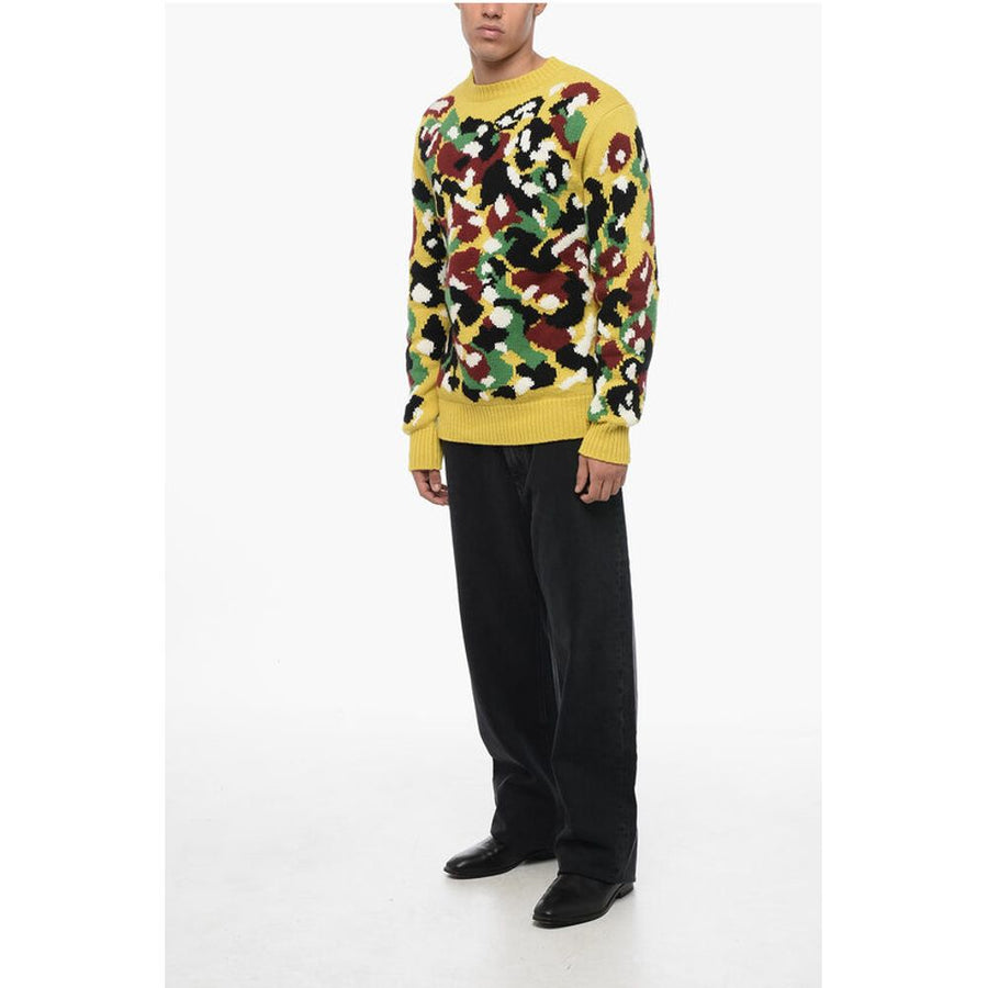 Dior PETER DOIG Camouflage Patterned Cashmere Pullover